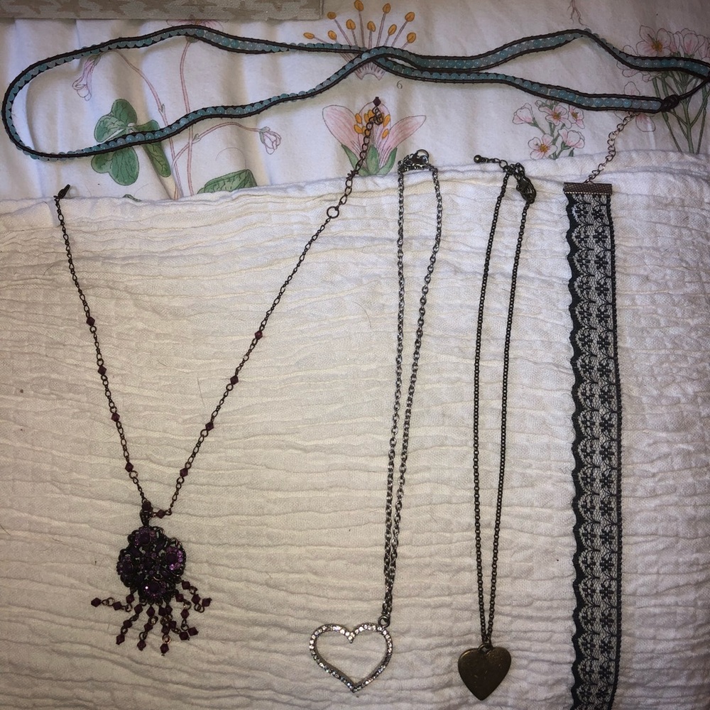 5$ NECKLACES!! LACE CHOKER